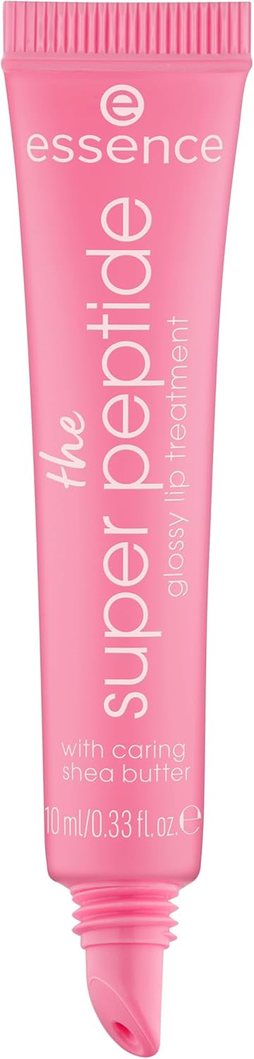 essence El tratamiento labial brillante Super Peptide | Hidratante, nutritivo y no pegajoso | Vegano, sin gluten y libre de crueldad (02 | Pinkified!)