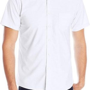 IZOD Uniform Young Men’s Short Sleeve Button-down Oxford Shirt