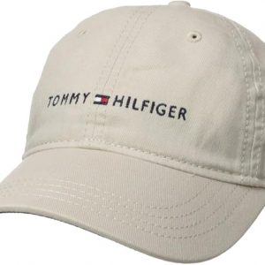 Tommy Hilfiger - Gorra de béisbol ajustable de algodón para hombre, con logotipo