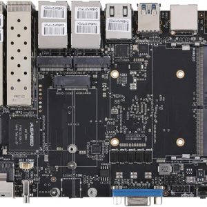 Qotom Mini PC with 4X 10G SFP+ and 5X 2.5GBE LAN 8GB RAM 512GB SSD Atom C3808 12 Cores Processor 2.0 GHz