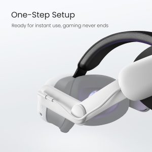 KIWI design K3 Boost Battery Head Strap Compatible with Meta Quest 3/Quest 3S, 6400 mAh Battery Pack Head Strap Accessories, Fast Charging & Reduce Face Stress