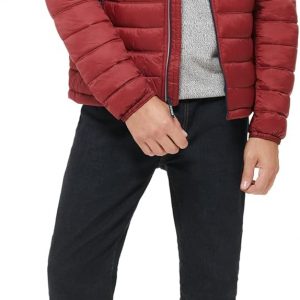 Tommy Hilfiger Ultra Loft Chaqueta inflada, ligera y plegable para hombre, tallas estándar, grandes y altas