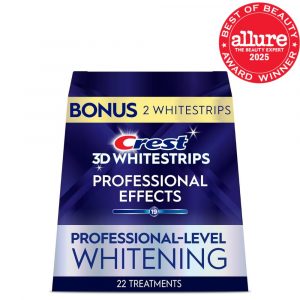 Crest Whitestrips en blanco y tratamientos de 3d white Luxe Whitestrips Professional Effects – 20 1 Hora Express – 2 tratamientos dientes Kit de blanqueado