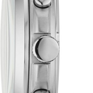 Fossil Men's Grant Quartz Stainless Steel and Leather Chronograph Watch