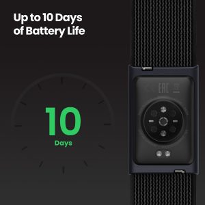 Amazfit Helio Strap - Pulsera de actividad y sueño 24/7 con frecuencia cardíaca, batería de 10 días, 27 modos deportivos, entrenamiento de fuerza, carrera Hyrox, suscripción gratuita para Android y