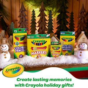 Crayola Supertips con fragancias divertidas, marcadores lavables para la escuela, [exclusivo de Amazon]