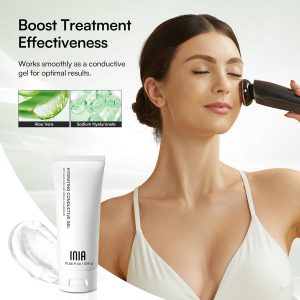 INIA 3-in-1 Skin Tightening Device True Beauty Glow Facial Massager Red Light Therapy for Face and Neck