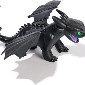 Dreamworks Dragons Cómo entrenar a tu dragón, domar y entrenar interactivo sin dientes con 60 sonidos y reacciones, juguetes para niños y niñas a partir de 4 años