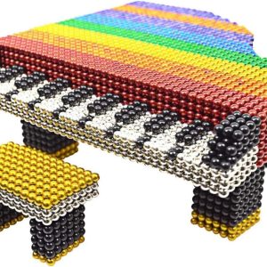 Magnet-Balls for Adults, [1004pcs!] Sh-col 𝙈𝙖𝙜𝙣𝙚𝙩𝙞𝙘 Balls Putty, 𝙈𝙖𝙜𝙣𝙚𝙩𝙞𝙘 Beads Slime with Fidget Toy Stress Reliever Puddy for Christmas Birthday Gifts Stocking Stuffers(Silver)