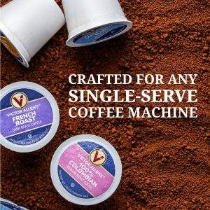 Victor Allen's Coffee Variety Pack (French Vanilla Flavored, Caramel Macchiato, Hazelnut), 32 Count, Single Serve Coffee Pods for Keurig K-Cup Brewers