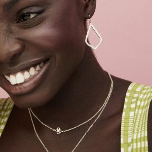 Kendra Scott Elisa Pendant Necklace for Women, Fashion Jewelry, 14k Gold-Plated