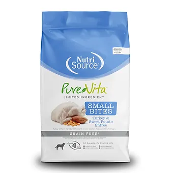 NutriSource Pure Vita Pavo Small Bites Grain Free - 4lb