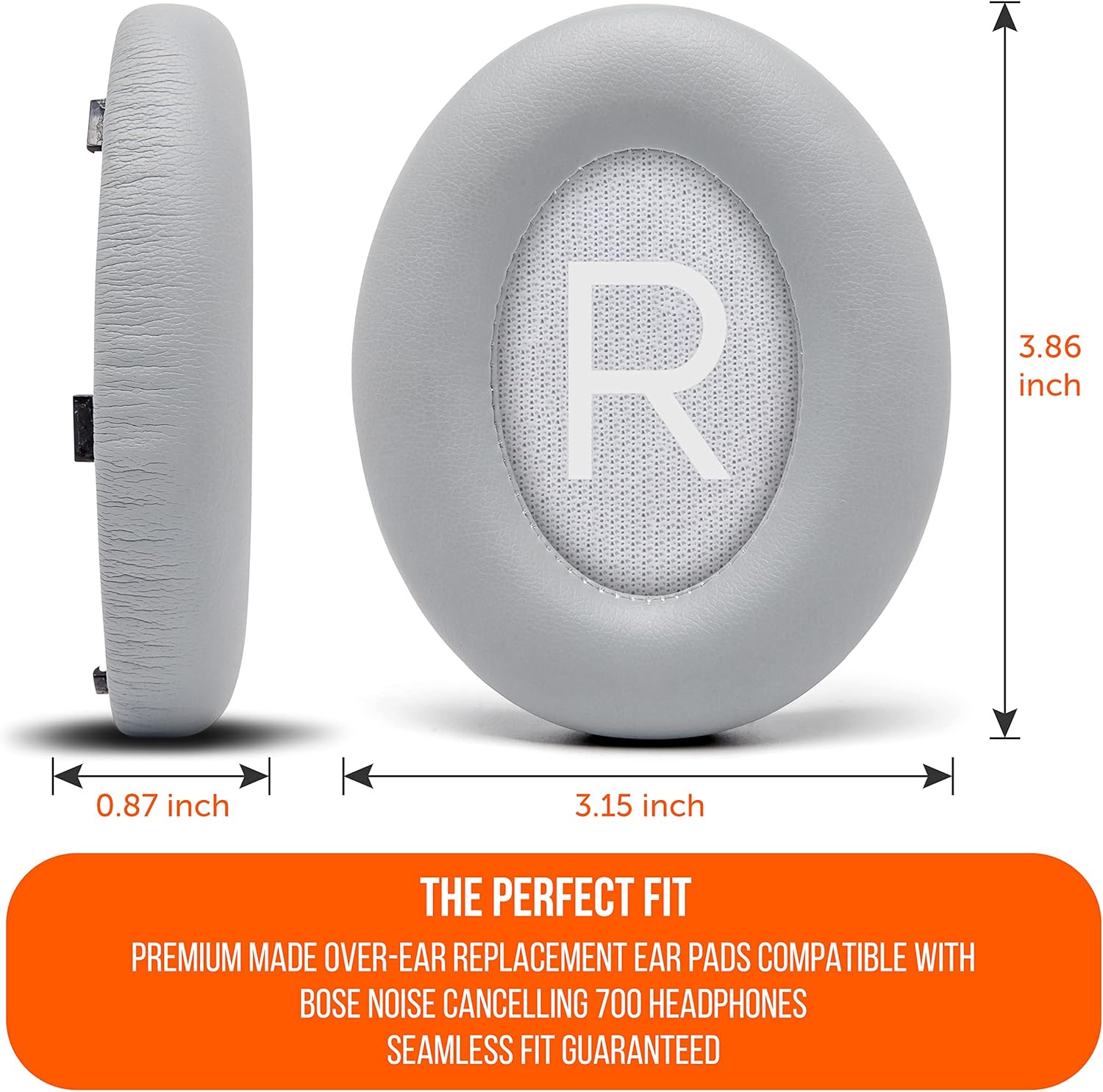 WC Wicked Cushion - Almohadillas de repuesto mejoradas para auriculares Bose 700 con cancelación de ruido (NC700), piel sintética más suave, espuma viscoelástica de lujo, grosor añadido, almohadillas