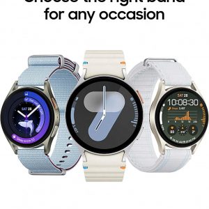 SAMSUNG Galaxy Watch 7 44mm Bluetooth AI Smartwatch w/Energy Score, Wellness Tips, Heart Rate Tracking, Sleep Monitor, Fitness Tracker, 2024, Silver [US Version, 1Yr Manufacturer Warranty]