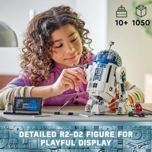 LEGO Star Wars R2-D2 - Juego de juguetes de construcción – Juega o exhibe juguetes de Star Wars para niños y niñas, a partir de 10 años – Ideas de regalo para niños y fans – Incluye 25 aniversario