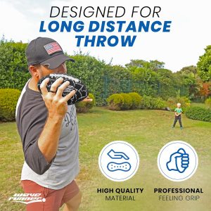 Wave Runner Grip It - Balón de fútbol impermeable de tamaño junior, tamaño 9.25, duradero y doble cordón, perfecto para accesorios de playa, juegos para niños, juguetes de piscina, juegos al aire