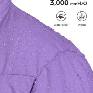 ZSHOW Girls' Winter Coat Insulated Long Quilted Puffer Jacket Warm Hooded Parka Snow Coats