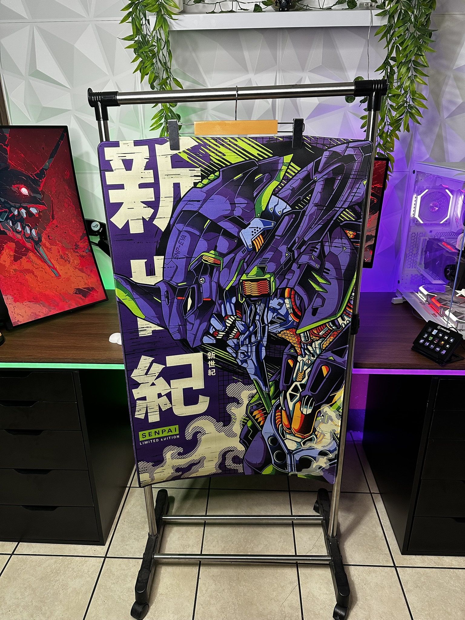 Mousepad XXXL 100×60 cm Diseño (Evangelion Eva-01)