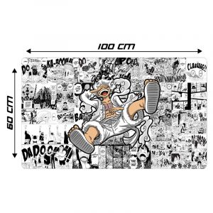 Mousepad XXXL 100×60 cm Diseño (One Piece, Five Gear)
