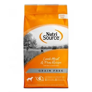 NutriSource Cordero y Guisantes Grain Free - 12lb