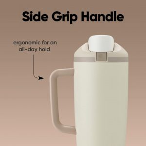 Owala FreeSip Tumbler - Stainless Steel - 40-oz. - Tan (Lightly Toasted)