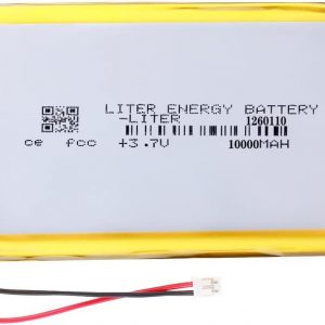 3.7V 1260110 10000mAh Lithium Polymer ion Battery Rechargeable Polymer Battery Pack with JST 2.0mm Connector
