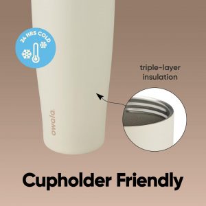 Owala FreeSip Tumbler - Stainless Steel - 40-oz. - Tan (Lightly Toasted)