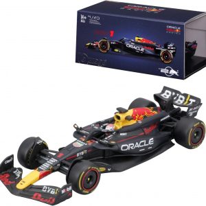 Bburago 1:43 2024 Race Oracle Red Bull RB20 with Helmet, Verstappen #1