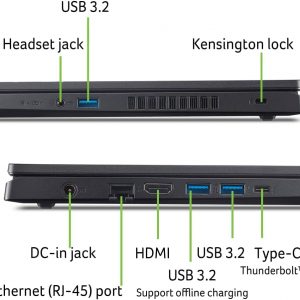 Acer - Laptop Nitro V para juegos, procesador Intel Core i5-13420H, GPU NVIDIA GeForce RTX 4050, FHD IPS, 15.6 pulgadas, 165 Hz, 8 GB DDR5, SSD 512 GB Gen 4, Wi-Fi 6, KB retroiluminado, ANV15-52-586Z