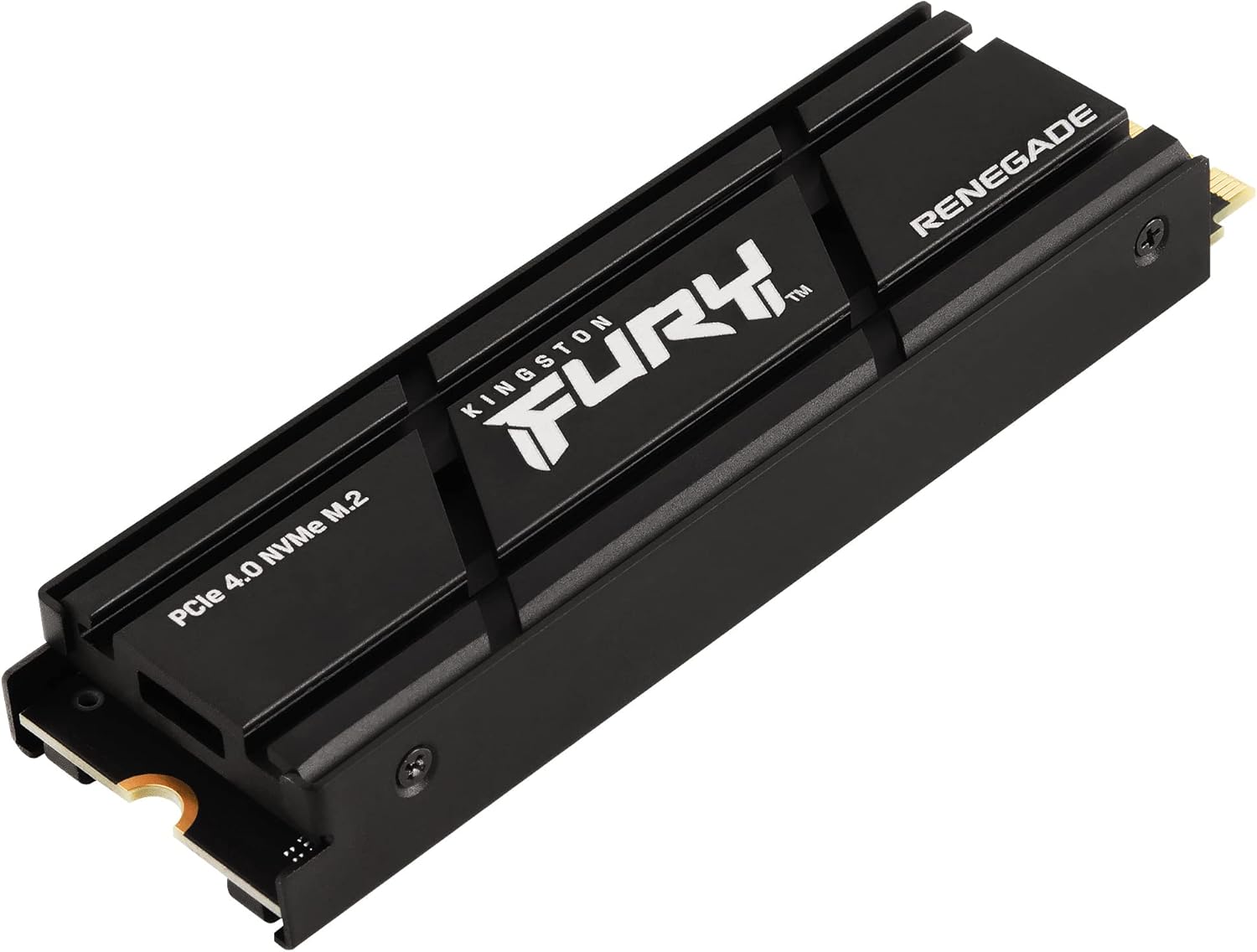 Kingston Fury Renegade 1TB PCIe Gen 4.0 NVMe M.2 SSD interno para juegos con disipador de calor | Listo para PS5 | Hasta 7300 MB/s | SFYRSK/1000G