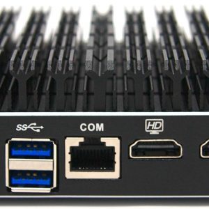 Protectli Vault FW4C - 4 Port, Firewall Micro Appliance/Mini PC - Intel J3710, 2.5G Ports, AES-NI, 8GB DDR3 RAM, 120GB SSD