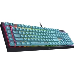 Razer BlackWidow V4 X Teclado mecánico para juegos: interruptores verdes táctiles y clicky - 6 teclas macro - Chroma RGB - Teclas ABS Doubleshot - Amortiguación de sonido y estabilizadores - Zenless Zone Zero Edition