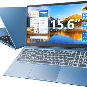 SGIN 15.6 Inch Laptop 16GB RAM 1024GB SSD, Laptops Computer with Core I3, Win 11, Portable Notebook, IPS FHD Display, WiFi 6, 180° Open Angle, Backlit Keyboard