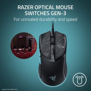 Razer Cobra Wired Gaming Mouse: 58g Lightweight - Gen-3 Optical Switches - Chroma RGB Lighting Underglow - 8500 DPI Optical Sensor - 100% PTFE Mouse Feet - Speedflex Cable - Zenless Zone Zero Edition