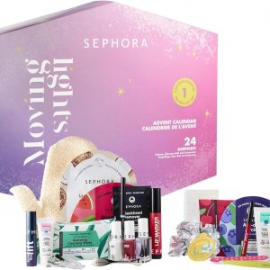 Sephora - Calendario de Adviento 2024, con luces móviles, 24 sorpresas, incluye maquillaje, productos de cuidado, del baño y accesorios