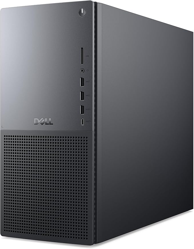Dell Tower Plus Desktop EBT2250 - Intel Core Ultra 9-285 Processor, 32GB DDR5 RAM, 2TB SSD, NVIDIA GeForce RTX 5070 12GB GDDR7, Intel Wi-Fi 7, Windows 11 Home, Onsite Service - Black