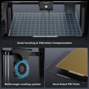 SainSmart x WonderMaker ZR CoreXY Multicolor 3D Printer – 600mm/s High-Speed, 4-Color Printing, 300°C Nozzle, Auto-Leveling, 300×300×300mm Large Build Volume