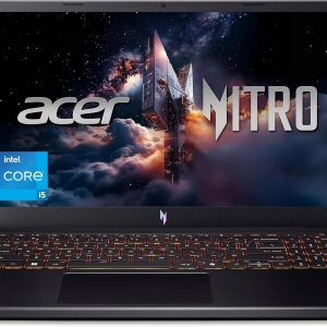 Acer - Laptop Nitro V para juegos, procesador Intel Core i5-13420H, GPU NVIDIA GeForce RTX 4050, FHD IPS, 15.6 pulgadas, 165 Hz, 8 GB DDR5, SSD 512 GB Gen 4, Wi-Fi 6, KB retroiluminado, ANV15-52-586Z