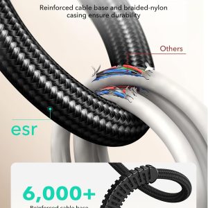 ESR Cargador Magsafe con soporte, cargador inalámbrico de 15 W, cargador Qi2 Magsafe para iPhone 15/14/13/12, AirPods 4/3/Pro/Pro 2, Galaxy S25, almohadilla de carga magnética fuerte con cable tipo C