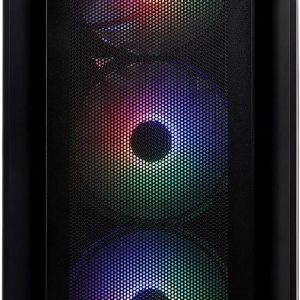 MXZ Gaming PC Computer R7 5700X3D, RTX4060, 16G DDR4, NVME 1 T, B450,6RGB Fans,Windows 11 Pro Ready to use, Gamer Desktop Computer(R7 5700X3D| RTX4060)