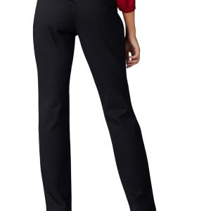 Lee Pantalón de pierna recta, ajuste relajado, tela antiarrugas, para mujer