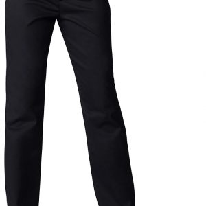 Lee Pantalón de pierna recta, ajuste relajado, tela antiarrugas, para mujer
