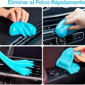 PULIDIKI Gel de limpieza de coche, masilla limpiadora universal para interiores de automóvil, suministros de kit de limpieza perfectos, accesorios de herramientas de detallado automático, regalos para