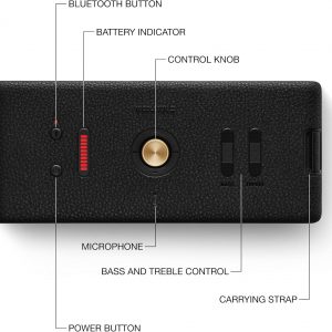 Marshall Altavoz Bluetooth Middleton II - Negro y Latón