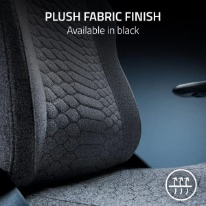 Razer Iskur V2 X Silla ergonómica para juegos: soporte lumbar integrado, asiento ampliado, cojines de espuma de alta densidad, reclinación ajustable de 152 grados, reposabrazos 2D, acabado de tela de