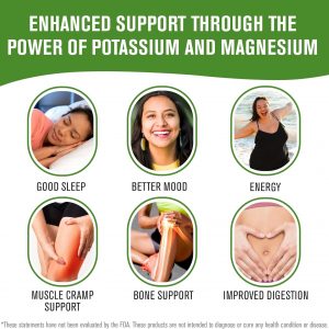 NaturalSlim MagicMag C Cápsulas de citrato de magnesio – Suplemento de magnesio con potasio natural | Apoyo para el sueño, la salud cardíaca y el alivio de los calambres musculares, sin gluten, 100 cápsulas (paquete de 3)