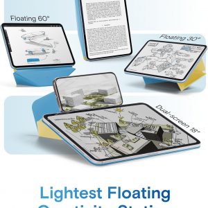 MOFT Dynamic Folio Case for iPad Pro 11- inch (M5 2025 / M4 2024), Silm Magnetic Stand Case with 20+ Viewing Angles, Auto Wake/Sleep, Ultra Thin, Panna Cotta x Faded Jeans