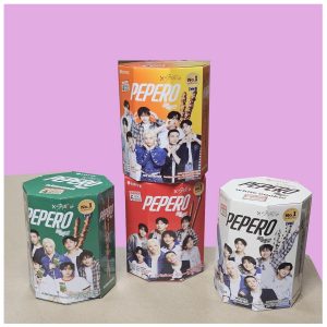 Pepero x K-POP Star Stick Chocolate Variedad Caja de Regalo (4 combinados)