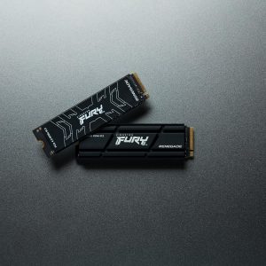 Kingston Fury Renegade 1TB PCIe Gen 4.0 NVMe M.2 SSD interno para juegos con disipador de calor | Listo para PS5 | Hasta 7300 MB/s | SFYRSK/1000G