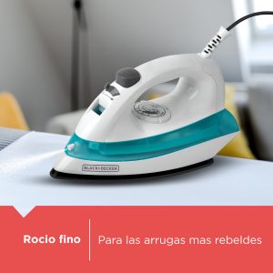 Plancha de vapor BLACK+DECKER Suela Antiadherente potente vapor Azul